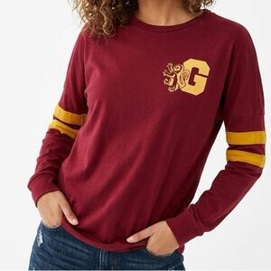 BoxLunch Harry Potter Gryffindor Hype Jersey Maroon Gold Stripe S